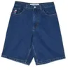 Shorts masculinos jeans grandes homens y2k estilo de verão bordado retro jeans harajuku streetwear