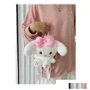Films TV Plush Toy New P sac à dos dessin animé Sanli ou Yugug Bag Lolita Lovely Rabbit Cinnamoroll Messenger Kawaii PS Bags mignons pour Drop Dhb8u
