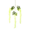 Fleurs décoratives 110 cm Simulation de fleurs artificielles Wisteria Vine Plantes de mariage Plants DIY Decoration murale suspendue Garland G0J0