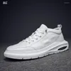 Casual Shoes Men's Platform Fashion Match Small White Board Daily Sports A7