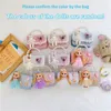 Sweet Princess Small ombre Smags Handle Pearl Handle Childrens Chain Crossbody Bag Doll Doll Baby Girls Bolsa Bolsa Acessórios Purse 240429