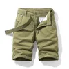 Mens Casual Shorts Fashion Summer Loose Pants Daily Classic Mane Clothing Workwear Five-Quarter Long Trousers 240422