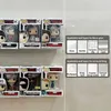 Figury zabawki akcji 10 Pakiet Przezroczne akrylowe półki pływające dla pudełka ukryte do przechowywania haczyka na ścianach obudowa dla ochrony figury T240428