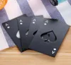 Black Beer Bottle Opener Poker Playing Card Ace of Spaades Bar