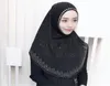 Fitumes de fouet musulman prêts à porter le hijab instantané rhingestone Alamira Muslima châle islamique Bandwarp 2012247218042
