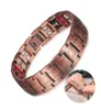 Brazalete de energía de cobre puro hombres Germanio brazalete magnético terapéutico cobre de cobre vintage enlace pulseras para hombres artritis 22047102266