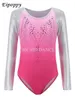 Stage Wear Children's Professional Rhythmic Gymnastics Suit Long Sleeve Women's Competitive Aerobics Group Competition One-Piece
