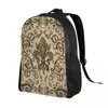 Backpack Fleur De Lis Backpacks For Boys Girls Lily Flower Fleur-De-Lys College School Travel Bags Women Men Bookbag Fits 15 Inch Laptop