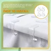 Tafelkleed 4 PCS TABELKLEOT CLIP -clips voor buitentafels Tafelkleed Transparante campingaccessoires Plastic picknick