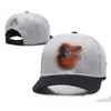 Ball Caps Brand Vente de vente Orioles Baseball Gorras Bones Sports de plein air décontractés pour hommes Chapeaux ajustés Chapeau ajusté H5-8.17 Drop Dhnpy