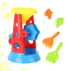 Sand Play Water Fun 5 % Plastic Beach Kids Strand Toys Set Zand emmer speelgoed zandklok voor strandkinderen spelen buiten D240429