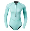 2mm Neopreen Bikini wetsuit duiken kous vrouwen lange mouw uit één stuk huid duiken pak zon-proof surfen snorkelen zwempak