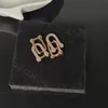 Fashion Simple Ttifeeny Earrings Versatile New Double Section Horseshoe Buckle Popular on the Internet Same Light Luxury U-shaped Diamond