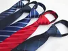 Bow Ties Mens Casual Polyester Silk Tie Fashion Navy Blue Svart slips Klänning Business Gravata Hombre Corbata Vestidos Men