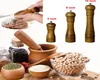 5810 pouces en bois Salt Pepper Grinders Sauce Salt Sauce au poivre Moulin à mouler Muller Muller Stick Pepper Mill Kitchen Tools WX91017312299