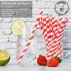 Disposable Cups Straws 1000pcs Paper Biodegradable Birthday Wedding Party Family Gathering Kitchen Supplies Wholesale