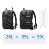 Rugzak multifunctioneel uitbreidbare 40L reis waterdichte herenbedrijf 17,3 inch laptop mannen dragen tas mochilas