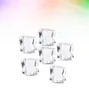 Vases 100Pcs 20mm Cube Square Shape Glass Luster Ice Cubes Fake Artificial Acrylic Pography Props Kitchen