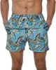 Shorts maschile da bagno estivo Shorts Shorts da uomo Shorts Digital Stampato Shorts Quick Essiccamento Shorts da surf da surf J240429