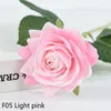 Decorative Flowers 1/3pcs 8cm Plactic Artificial Rose Bride Bouquet Home Wedding Party Decor Indoor Garden Craft Supplies DIY Scrapbooking