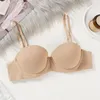 Bras Seamless For Women Soft Underwear Push Up Bra 1/2 Cup Bralette Comfort Invisible Brassiere Nonwire Simple Sexy Lingerie