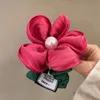 Neue Frühlingsperlen -Scunchies Stirnband Hair Band Ins feenfarbige Blumenhaarseil weibliche Mädchen Binden Haarzubehör