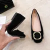 Casual Shoes Black Single Women's Flat Lefu Soft Sole Shallow Mouth Ballet bekväm gravid