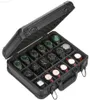 Bekijk dozen Cases 18 Slots Aluminium opbergdoos koffer Case Display Mobile Partition met flanels Soft Cushion Clock Box J220825463584