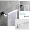 Définir les accessoires de salle de bain Taicut Chrome Sentes de serviette de serviette à barre de barre de barre murale Moup de toilette Paper Rouleau Hiders Mardware de manteau