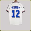 1998 Franse shirt retro jersey 1982 84 86 88 90 Zidane Classic Vintage Soccer Jerseys Maillot de foot Mbappe Rezeguet Desailly Henry Platini Men Home Kids Kit voetbal