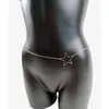 Taillenkette Gürtel Body Jewelry Star Taille Kette für Frauen Bauchkette Punk Fashion Bikini Sexy Kleid Beach Accessoires Luxus Goth Best Girl D240430