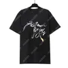 Palm Pa Tops Smoke Logo Summer Summer Loose Luxe Tees Unisex Casal T Cadeis Retro Streetwear Oversize T-Shirt Angels 2276 UJD