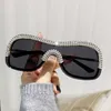 نظارة شمسية مصممة 23 نظارة شمسية ميدانية جديدة ميدان بارد من قطعة واحدة من الحافة المعدنية الشرير