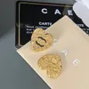 Designers Classic Retro Heart 18K Gold Plated Earrings Special Desedes for Charming Women High Quality Earrings Premium Gift Earring Box Birthday Party