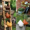 Садовые украшения курица фигура смешная смоля