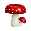 Candle Holders Mushroom Holder Sculptures Votive Tealight Stand 7Cm/2.75Inch Tea Light Cute For Table