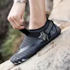 Upstream Wading Water Shoes Men Women Children Swimming Barefoot Beach Shoes Family Five Fingers Sneakers Breathable Soft 25-46 240419