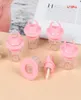 Anello di diamante rosa da 8 ml a forma di lebbro vuoto Lip bottiglia di lebbro rosa lebbra lucidala labbra labbra contenitore per spazzola per bacchetta new7324954
