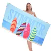 70x150 cm Schnelltrocknende Mikrofasel -Strandtuch Super absorbierende Schwimmbad Handtuch Surf Poncho Sonnenschutz Schalstrandtücher 240422