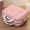 Speicherbeutel Kosmetischer Koffer niedliche Muster tragbare Sperrkennwort Mini -Gepäckbox Multifunktional Travel Make -up Code Codes Hülle