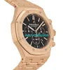 Orologi di lusso APS Factory Audemar Pigue Royal Oak Chrono Auto Gold Mens Watch 26320or.oo.1220or.01 STBO