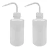 Storage Bottles 2Pcs Safety Wash Bottle Portable 250ml Narrow Mouth Long Tube Watering Can Lightweight For Tattoo Chemistry Industry