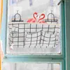 Storage Bags Fabric Hanging Basket Wall Pocket Organizer Bedside Small Door Bedroom