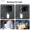 Monópodes de selfie Mens Multifuncionais Handheld Universal Joint Stabilizer com luzes LED adequadas para iPhone Android WX em tempo real WX