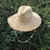 Fitshinling Handmade Grass Beach Sun Sun Hat adapté aux femmes Bohemian Shell Polded Hat Womens 2023 Summer Holiday Panama chapeau 240428