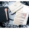 Andere feestelijke feestbenodigdheden Designer Make -up borstel Letter Logo Print Zwart roze tool met opslagpakket 12 Geschenkdozen Drop levering Hom OTA3Y