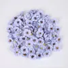 Flores decorativas Flor Fake Decor Decoração Casamento Decoração Diy Christmas Garland Handmade Works Artificial Silk Daisy Heads