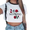 Women's Tanks CDJLFH 2024 Summer White Crop Top Femme Short Sleeve T Shirt Print Harajuku Tops Women Cropped Clothes For Streetwear