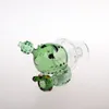 Grünes kaktusmodell weibliches mini glaswasser dab rig/tupfen rig kaktusglas bong mit kaktusschale