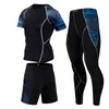 Men's Thermal Underwear Set >>Jogger Men>> Men Compression Tracksuit Suit >>Sport Clothes>>rash Guard Male Workout 4XL